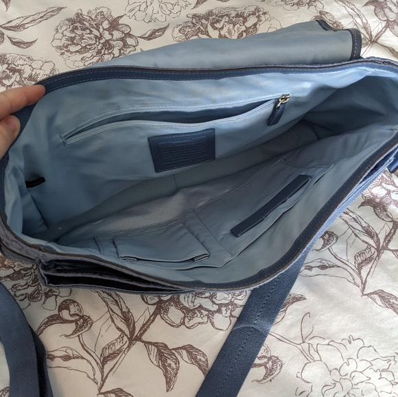 COACH Baby Blue Laptop or Baby Bag - Picture 3 of 9